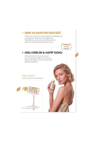 Pirinç Ve Pdrn İçerikli Pürüzsüzleştirici Cam Cilt Etkili Serum 30 Ml