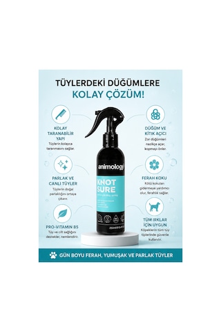 Animology Knot Sure Kıtık Açıcı Köpek Temizlik Spreyi 250 ML