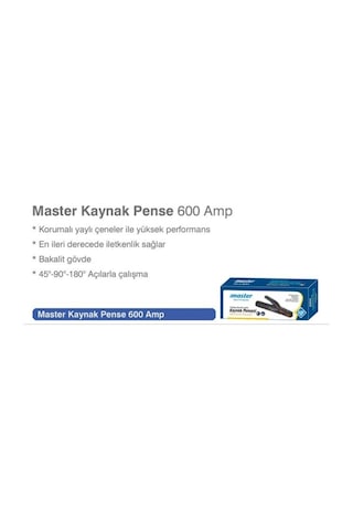 Kaynak Pensesi 600 Amp - First Master