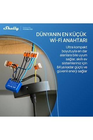 Shelly 1 Mini Gen3 Akıllı Röle