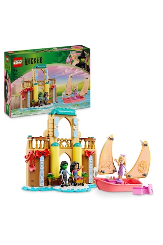 LEGO® Wicked Glinda, Elphaba ve Nessarose, Shiz Üniversitesi’nde 75681 - 7 Yaş ve Üzeri Çocuklar için Oyuncak Tekne İçeren Bebek Evi (304P)