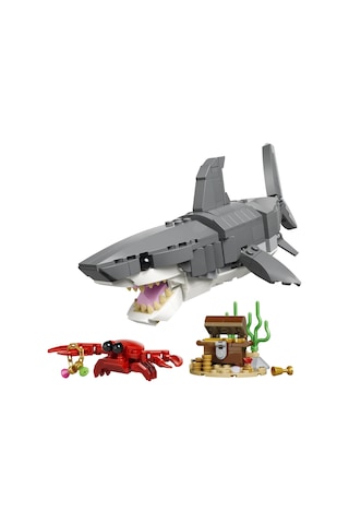 LEGO® Creator Acımasız Köpek Balığı ile Hazine Sandığı 31381 – 8 Yaş Üzeri Çocuklar için Yaratıcı Oyuncak Yapım Seti (379P)