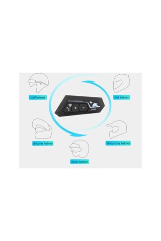 Hubrendy Kargo Vothoon Bt22 Kask Kulaklık Bluetooth Motosiklet Kulaklık 5.0 Bluetooth Interkom Motor