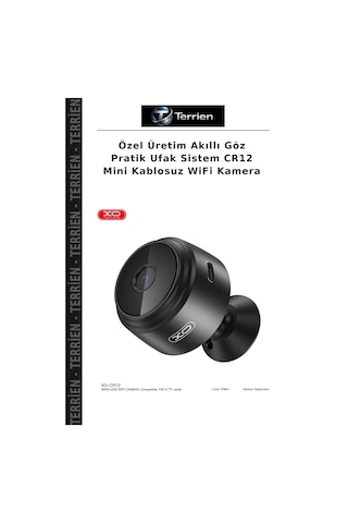 Özel Üretim Akıllı Göz Pratik Ufak Sistem Cr12 Mini Kablosuz Wifi Kamera Çok Renkli