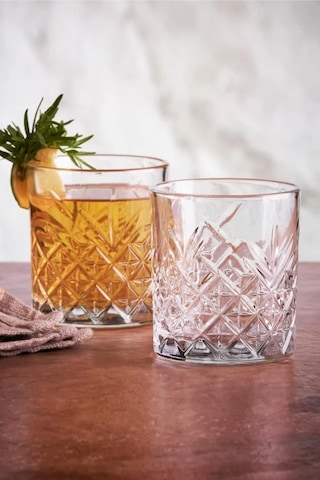 Paşabahçe Timeless 2'li Viski Bardağı Kristal Içecek 345cc Kadeh Hediyelik Bardak Çok Renkli