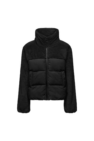 Only Bayan Üst Tarafı Kürklü Mont 15292945 Siyah