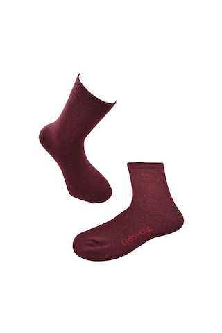 Flora Kadın Yün Çorap 36/40 Bordo