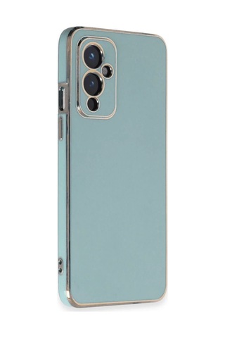 One Plus 9 Kılıf Volet Silikon - Açık Yeşil Acik Yesil