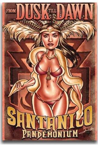 From Dusk Till Down Ahşap Tablo 8mm