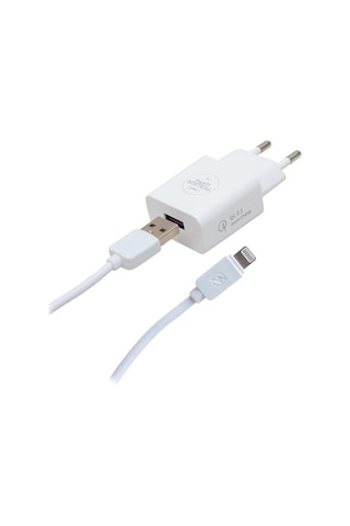 Powerway X-907 5 Volt 2000 Ma Hızlı Şarj Başlık Adaptörü - iPhone Uyumlu Kablo Standart