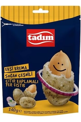 Tadım Yer Fıstığı Çıtır Kaplamalı Ekşi Krema&soğan 140 Gr
