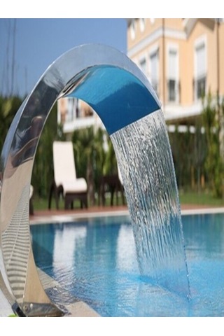 DEV PASLANMAZ 400x800 mm Kobra Model Havuz Şelale AISI 304 Kalite