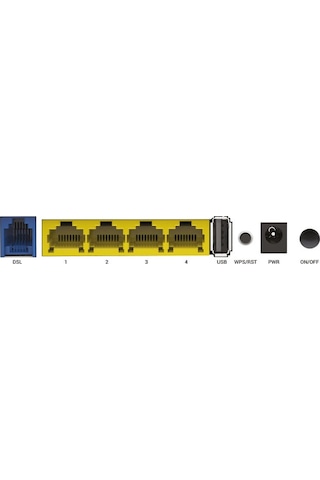 Everest SG-1600 Ethernet 4 Port 300 Mbps Kablosuz 5Dbn ADSL Modem