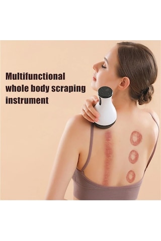 Willowhaven Akıllı Elektrikli Vakum Çukurluğu Masaj Vücut Bardak Lcd Beyaz Beyaz