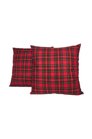 Ekose Kırlent Kılıfı 4 Adet