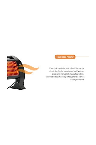 Yui QH-1200 Quartz Elektrikli Isıtıcı