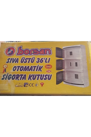 Sigorta Kutusu 36 Lı Sıva Üstü Sigorta Kutusu 36 Lı Sıva Üstü