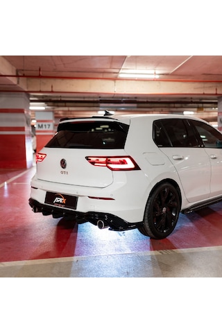 Apex Aero Design - Volkswagen Golf Mk8 Gtı 2020-2024 - Arka Yan Splitter 2 Parça - Rear Side Splitter