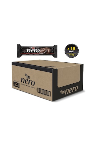 Eti Nero Kakaolu Kremalı Bisküvi 18 x 110 G