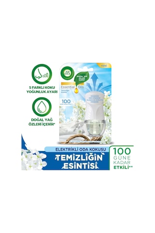 Air Wick Elektrikli Oda Kokusu Kit Temizliğin Esintisi + Yedek Şişe Sakura Bahçesi