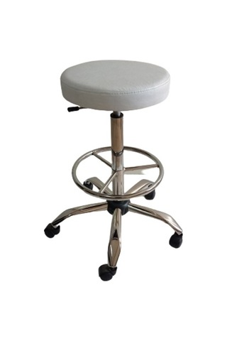 Bar Taburesi Krom Yıldız Ayaklı Çemberli