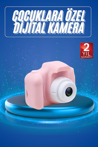 2.0 Inç Ekran Mini 1080p Hd Çocuk Kamera Dijital Fotoğraf Makinesi - Bayi Depom