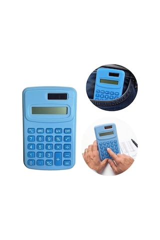 Pm-25420 Mavi Mini Hesap Makinesi Belirtilmemis