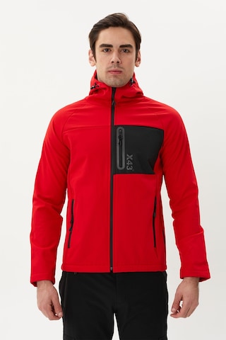 Exuma Erkek Kırmızı Softshell Mont 2011120-657 657-red