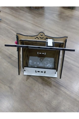 Lavanta Tasarım Ev Şeklinde Dekoratif Kutu