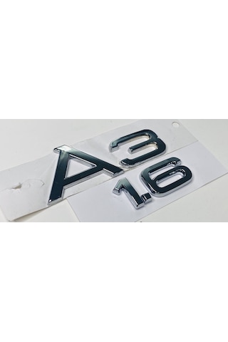 Audi 2005 - 2017 A3 1.6 Krom Arka Bagaj Yazısı Set