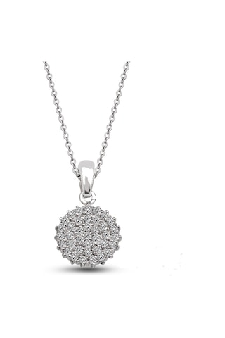 Kuyumcudukkani Yuvarlak Sembollu Mini Set - 24041-w-w-slv Beyaz