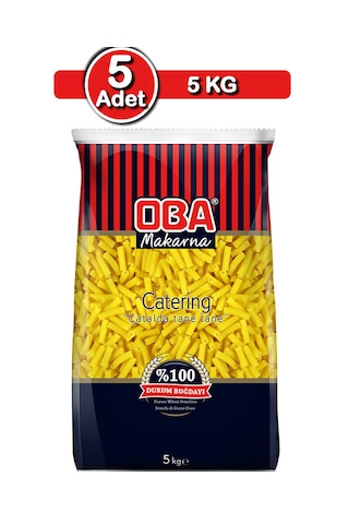 Oba Kalın Kesme Makarna 5 Kg X 5 Adet Toptan Paket Fırsatı