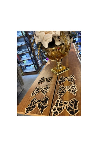 Leopar Sunum Peçetesi, 6'lı Kahve Yanı Kokteyl Peçetesi Renkli-beyaz-gold-gümüş-siyah