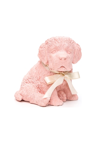 Vanilya Sandal Kokulu Pembe Köpek Biblo