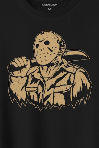 Jason 13. Cuma Korku Film Friday Baskılı Tişört Unisex T-shirt 001