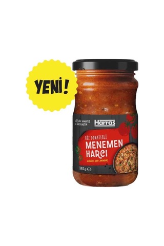 Közlenmiş Domates Menemen Harcı Gurme Lezzet %82 Domates Oranı 340 Gr 4 Adet Toplam 1360 Gr