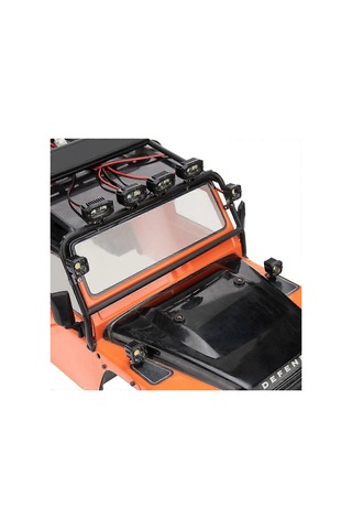 Yaozixa 1:10 Rc Araçlar İçin 5050 Led İkili Fener, Trx4/scx10 Uyumlu, Aydınlatma Fonksiyonu, 5-8v Çalışma Voltajı, Plastik+metal Malzeme