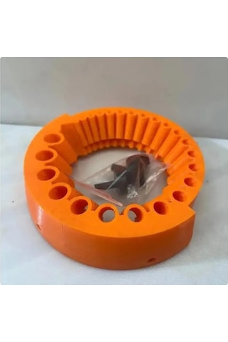 Suofeng Açımlı Kesici Uyumlu 2-13 Mm Matkap Ucu Tasarruflu Aşınma Tamir Abs Plastik Zımpara Seti Turuncu Turuncu