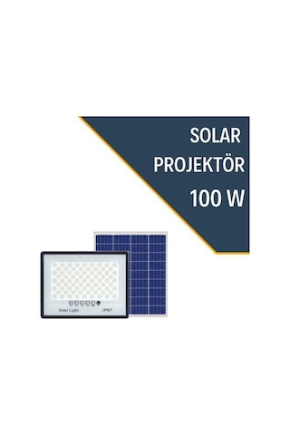 Lexron 100W Watt Solar Projektör