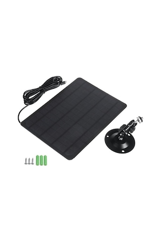 Trendooze 360 Dönebilir Ip67 Su Geçirmez 10w Usb Güneş Paneli - Kamera Ve Akü Şarj Uygun