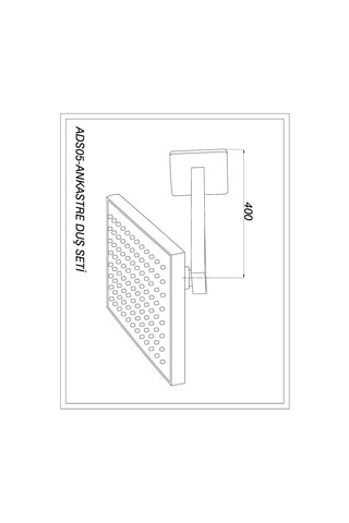 Gpd Tam Ankastre Duş Seti Ritmo Krom