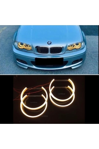 Bmw E46 Led Angel Halka Seti Günışığı Oem Görünüm Far İçi Premium Görüntü