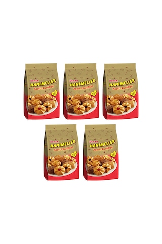 Ülker Hanımeller Karışık Tatlı Kurabiye 5 x 150 G