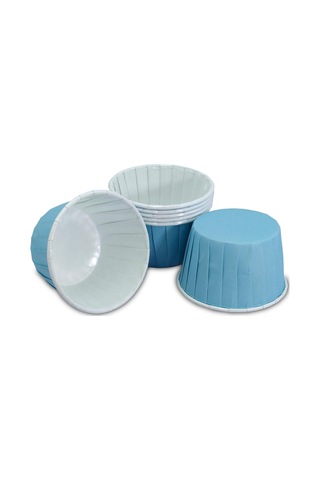 Kafem Mat Mavi Muffin Kek Kapsülü 50li X 5 Paket - K11 mavi
