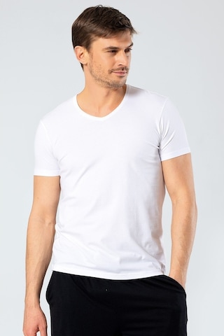 Cacharel Erkek Likralı V Yaka T-Shirt - 539848061