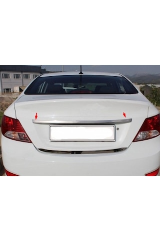 Hyundai Accent Blue Plaka Üst Bagaj Çıtası Kromu Nikelaj