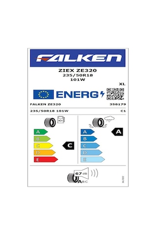 Falken 235/50R18 101w XL Ziex Ze320 Yaz Lastiği 2025
