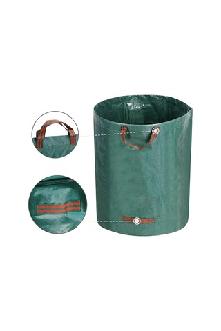 Reedark Dayanıklı 500l Bahçe Çöp Torbası - Yaprak Toplama Ve Saklama İçin Yeniden Kullanılabilir