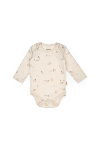 Bebek 2li Uzun Kollu Badi %100 Organik Pamuk, Bebek Ve Yenidoğan Serisi - Csy8177 Ekru