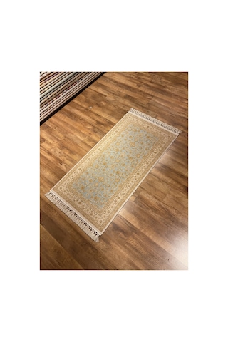 Semerkant 1762 Mavi Krem Halı Çok Renkli